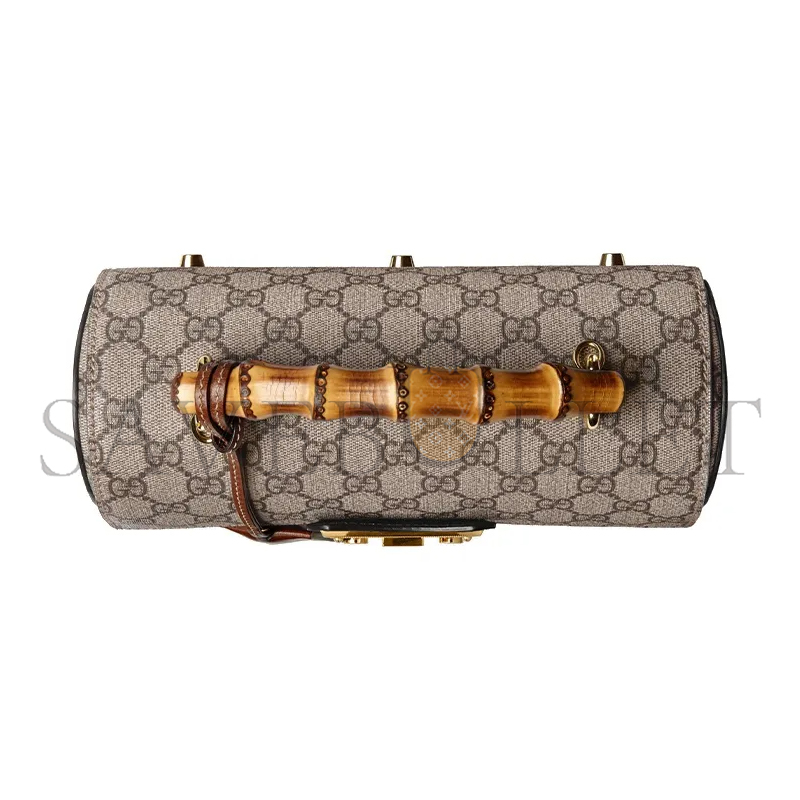 GUCCI PADLOCK CANVAS WITH LEATHER SHOULDER BAG 603221 (24*17*10cm)